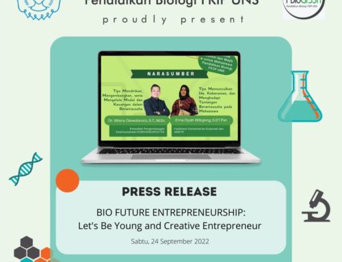 [PRESS RELEASE WEBINAR BIO FUTURE] Let’s Be Young and Creative Entrepeneurship