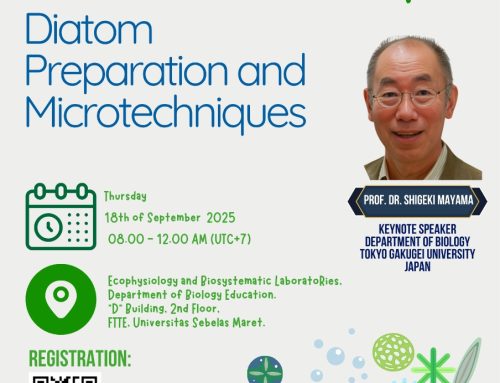 International Workshop: “Diatom Preparation and Microtechnique” with Prof. Dr. Shigeki Mayama