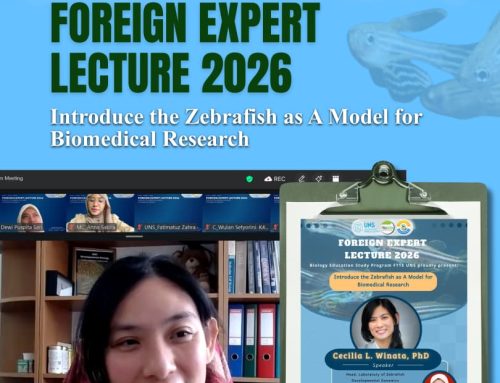 UNS Biology Education Hosts Foreign Expert Lecture on Zebrafish as a Cutting-Edge Biomedical